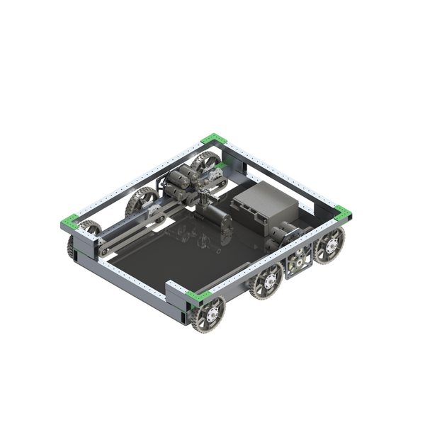 CAD model of the drive chassis